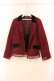 画像1: axes femme / ベストドッキングテーラージャケット M ワイン O-25-12-22-042-AX-JA-OW-OS (1)
