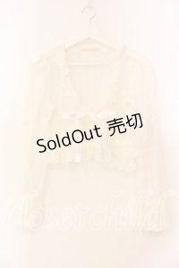 Pina sweetcollection / レース地ボレロ  シロ O-25-12-22-045-LO-TO-OW-OS