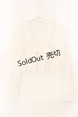 画像1: Pina sweetcollection / レース地ボレロ  シロ O-25-12-22-045-LO-TO-OW-OS