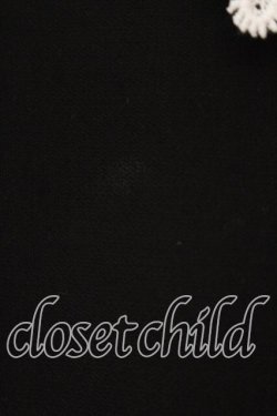 画像5: Jane Marple / Voile and lace york trapeze dress　ワンピース M クロ×シロ O-25-12-22-046-JM-OP-OW-OS