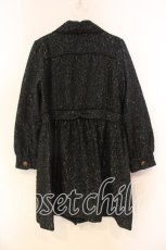 画像2: axes femme / ツイードワンピ風コート M クロ O-25-12-22-053-AX-CO-IG-ZTC044 (2)
