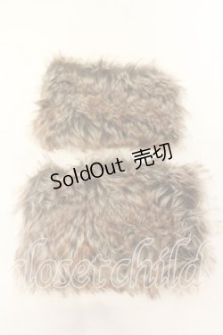 画像3: axes femme / ファーカラーコート Ｌ アイボリー×ブラウン O-25-12-22-061-AX-CO-IG-OS