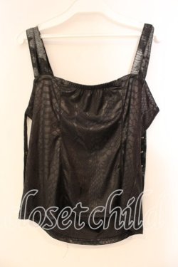 画像3: Qutie Frash / 気楡茶閃洸 ベルトキャミ  ブラック O-25-12-22-062-QU-TO-IG-OS