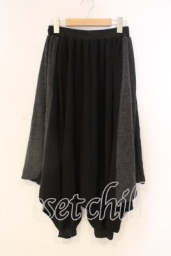 画像1: Qutie Frash / サルエルパンツ  ブラック×グレー O-25-12-22-064-QU-PA-IG-OS