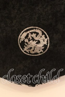 画像3: Qutie Frash / 2019 プレミアム白鶴セットチャイナつけ襟  ブラック×シルバー系 O-25-12-22-066-QU-BG-IG-OS