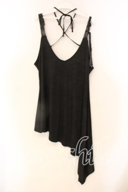 画像3: Qutie Frash / 気楡茶閃洸 アシメチュニック  ブラック O-25-12-22-067-QU-OP-IG-OS