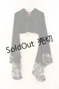 Qutie Frash / 2018年プレミアム龍虎"着物カーデ"  ブラック O-25-12-22-069-QU-TO-IG-OS