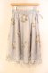 画像1: axes femme / ローズ刺繍チュールスカート  グレー O-25-12-22-071-AX-SK-IG-OS (1)