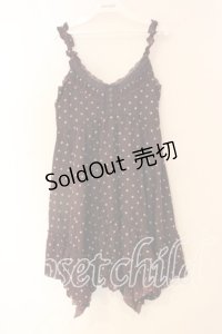 axes femme / ドット柄チュニック M パープル O-25-12-22-1008-AX-OP-IG-OS