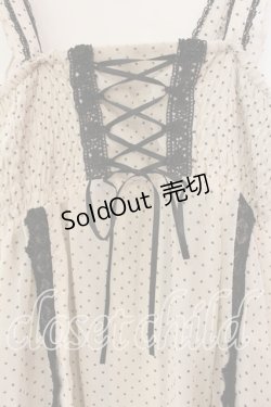 画像2: axes femme / ドットシフォンシャーリングチュニック M オフ O-25-12-22-1009-AX-TO-IG-OS