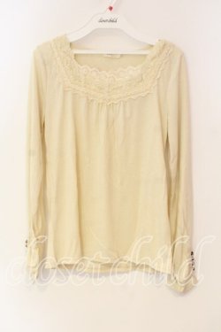 画像1: axes femme / 袖口ボタンインナープルオーバー ｍ オフ O-25-12-22-1017-AX-TO-IG-OS