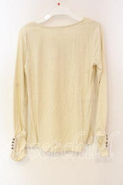 画像2: axes femme / 袖口ボタンインナープルオーバー ｍ オフ O-25-12-22-1017-AX-TO-IG-OS