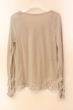 画像2: axes femme / レースアップインナープルオーバー M アイボリー O-25-12-22-1024-AX-TO-IG-OS