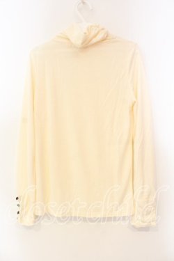 画像2: axes femme / レースボタン使いプチネックカットソー M アイボリー O-25-12-22-1026-0-TO-IG-OS