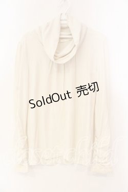 画像1: axes femme / オフタートルインナープルオーバー M アイボリー O-25-12-22-1037-AX-TO-IG-ZT525