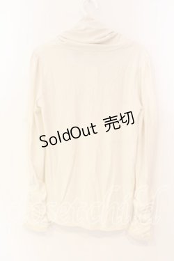 画像2: axes femme / オフタートルインナープルオーバー M アイボリー O-25-12-22-1037-AX-TO-IG-ZT525