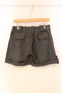 画像2: axes femme / ロールアップショートパンツ M クロ O-25-12-22-1040-AX-PA-IG-OS