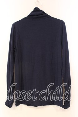 画像2: axes femme / 胸元ビジュータートル M ネイビー O-25-12-22-1042-AX-TO-IG-OS