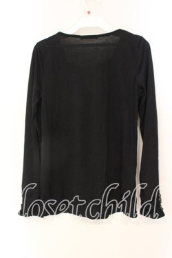 画像2: axes femme / パール使いインナープルオーバー M クロ O-25-12-22-1046-AX-TO-IG-OS