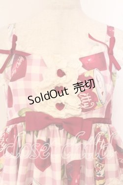 画像2: Pretty Rock Baby（海外ロリータブランド） / The Gingham Cherryジャンパースカート L ピンク O-25-12-22-001-LO-OP-OW-OS