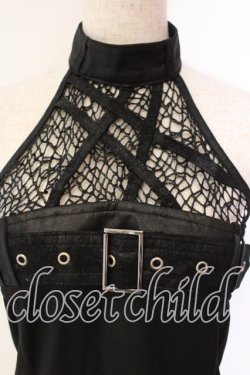 画像2: Qutie Frash / ホルターキャミ  ブラック O-25-12-22-005-QU-TO-IG-OS