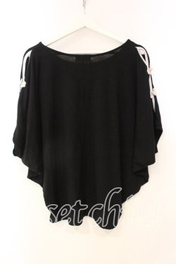 画像3: Qutie Frash / 2019年ノベルティTシャツ  ブラック×ホワイト O-25-12-22-075-QU-TO-IG-OS