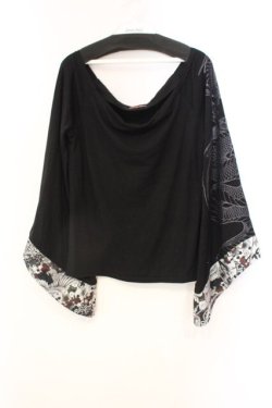 画像1: Qutie Frash / 2019年プレミアム 白鶴インナーTシャツ  ブラック O-25-12-22-077-QU-TO-IG-OS