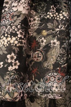 画像3: Qutie Frash / メッシュロングスカート  ブラック O-25-12-22-078-QU-SK-IG-OS