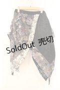 Qutie Frash / アシメスカート  ブラック O-25-12-22-079-QU-SK-IG-OS