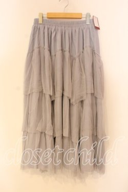 画像1: Taberunosky / チュールロングスカート ONE SIZE グレー O-25-12-22-084-0-SK-IG-OS