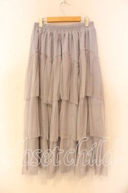 画像2: Taberunosky / チュールロングスカート ONE SIZE グレー O-25-12-22-084-0-SK-IG-OS