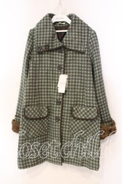 画像1: axes femme / ドットコート M グリーン O-25-12-22-086-AX-CO-IG-OS