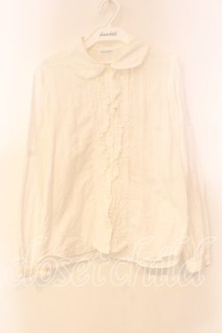 画像1: Shirley Temple / コットンレース丸襟ブラウス 160ｃｍ シロ O-25-12-22-088-ET-BL-OW-OS