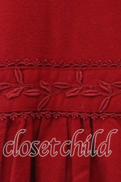 画像2: STREET ORGAN / レース使い起毛トップス M アカ O-25-12-22-090-EL-TO-OW-OS