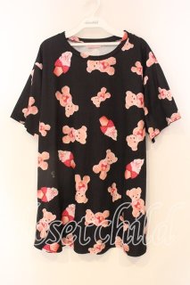 Princess Melody ソフトくりぃむくまちゃんTシャツ　ピンク MA＊RS - Princess Melody ソフトくりぃむくまちゃんTシャツ ピンク の