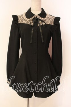 画像1: Secret Honey / レース切替セットアップ 2 クロ O-25-12-22-008-CA-PA-OW-OS