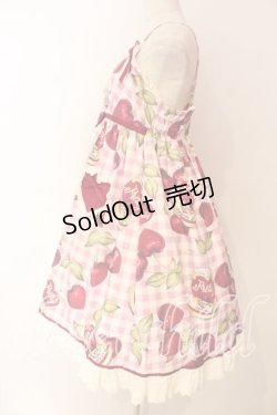 画像3: Pretty Rock Baby（海外ロリータブランド） / The Gingham Cherryジャンパースカート L ピンク O-25-12-22-001-LO-OP-OW-OS
