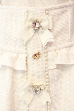 画像2: LIZ LISA / ツイードサスペンダー付スカパン 0 シロ O-25-12-22-009-LO-SK-OW-OS