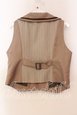 画像3: axes femme kawaii / 切替えベスト  ブラウン O-25-12-22-020-AX-TO-IG-OS