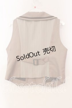 画像3: axes femme Kawaii / 切替えベスト  ブラウン O-25-12-22-020-AX-TO-IG-ZT506