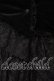 画像3: MARBLE / ゴシックエレガンス調アシンメトリー堕天使ドレスセット  黒ベロア×黒レースフリル×アンティークゴールドカメオ O-25-12-22-002-GO-OP-IG-OS (3)