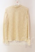 axes femme / レースフレア袖起毛レースプルオーバー Ｆ クリーム O-25-12-22-025-AX-TO-IG-OS