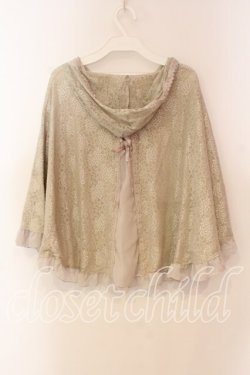 画像2: axes femme / レーシーポンチョ M キナリ O-25-12-22-027-AX-TO-OW-OS