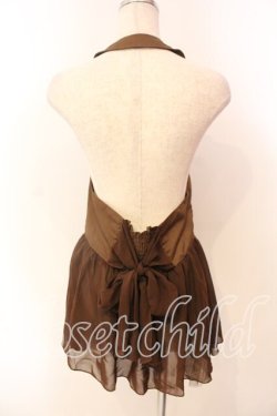 画像3: axes femme / 裾シフォンジレ M ブラウン O-25-12-22-035-AX-TO-OW-OS