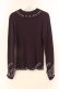 画像1: axes femme / バラボトルネックリブプルオーバー M パープル O-25-12-23-035-AX-TO-OW-OS (1)