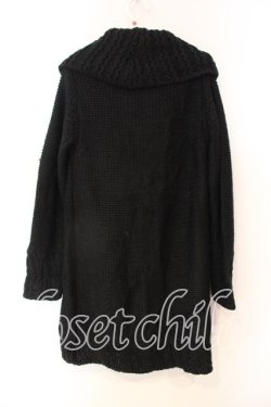 画像2: axes femme / ポケットニットカーディガン M クロ O-25-12-23-042-AX-TO-IG-OS