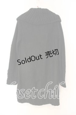 画像2: axes femme / ポケットニットカーディガン M クロ O-25-12-23-042-AX-TO-IG-ZT112