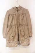 axes femme / 前立てファーモッズコート  ピンクベージュ O-25-12-23-043-AX-CO-IG-OS