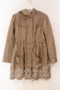 axes femme / ボアライナー付きモッズコート  ピンクベージュ O-25-12-23-044-AX-CO-IG-OS