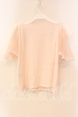 画像3: LIZ LISA / 肩リボンギンガムカットソー 0 ピンク O-25-12-23-046-LO-TO-YM-OS